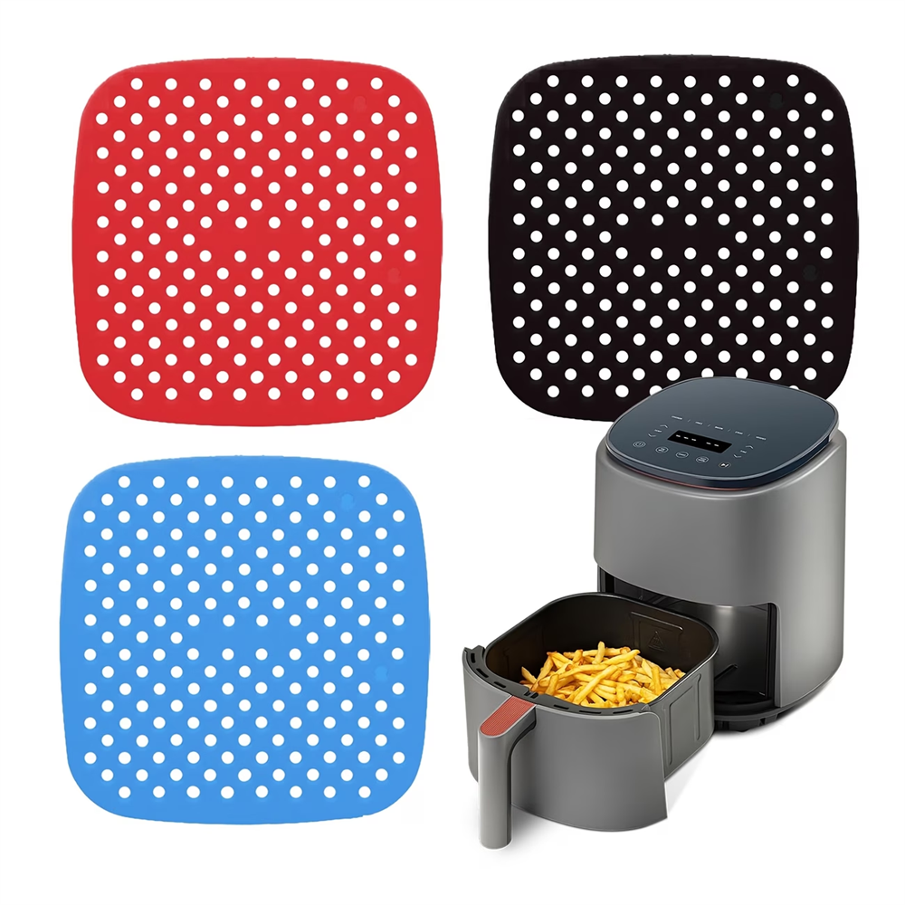 Kitchen Gadgets And Tools - Reusable Air Fryer Pad, Silicone Non-stick