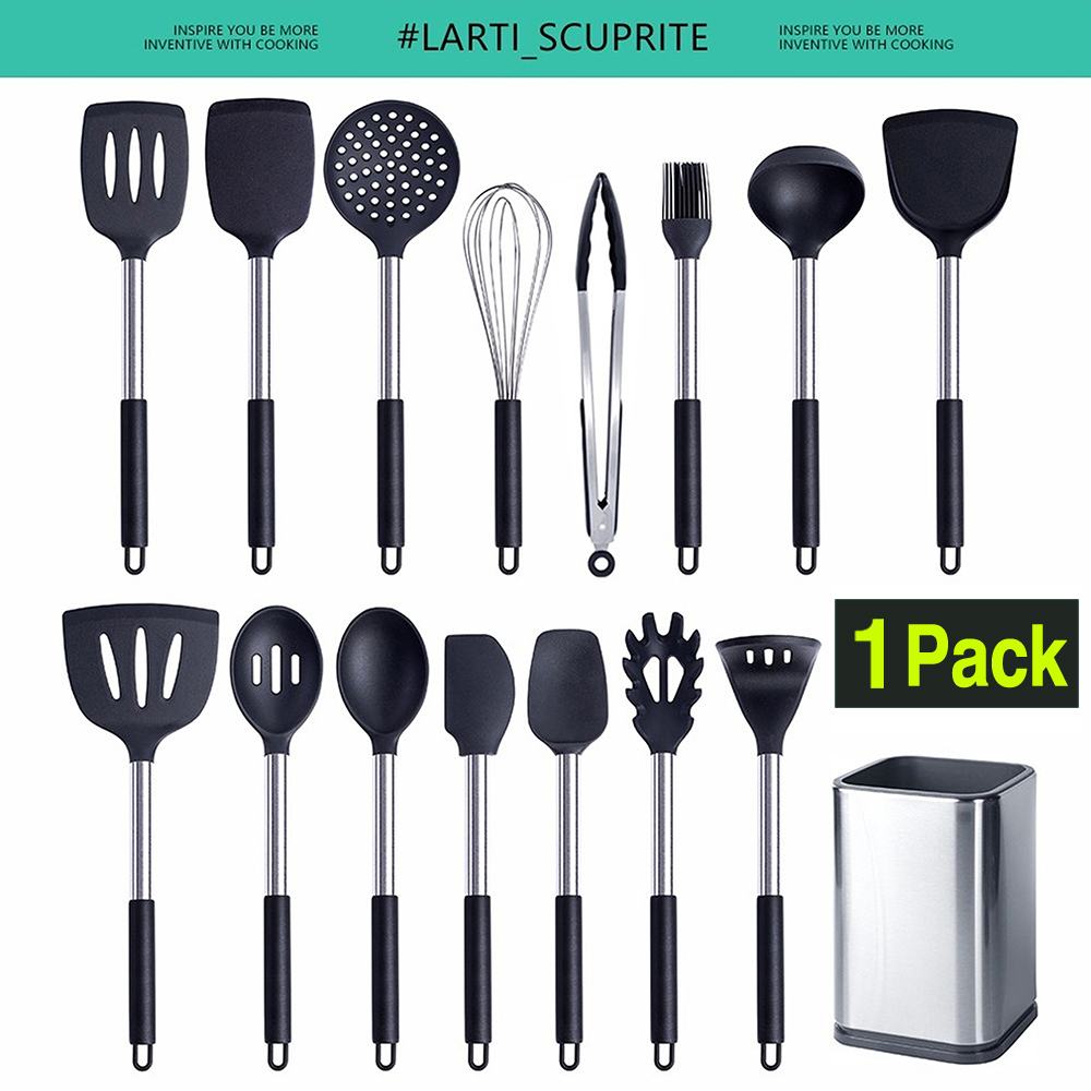 Kitchen Gadgets Under $10 - 1-Pack Silicone Kitchenware Cooking Utensils Kitchen
