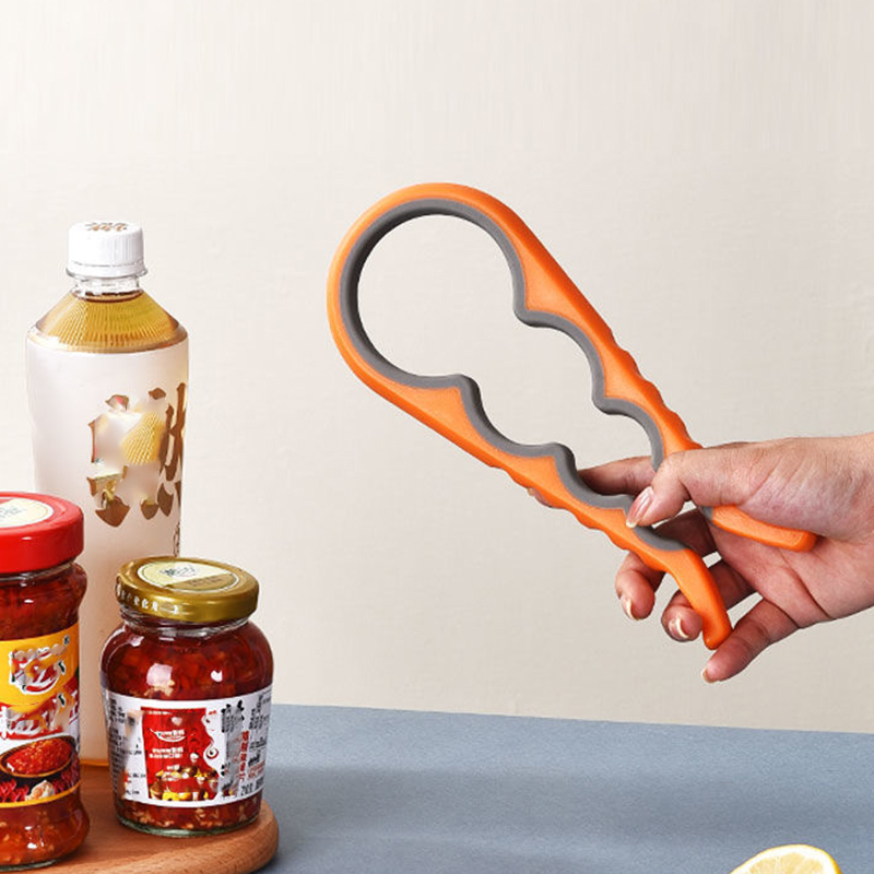 Kitchen Gadgets Jar Openers - Multifunctional 4-in-1 Kitchen Tool Jar Gripper
