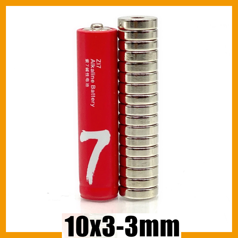 Kitchen Gadgets Under $10 - 10-1000pcs 10x3-3mm Magnet Round Office Refrigerator