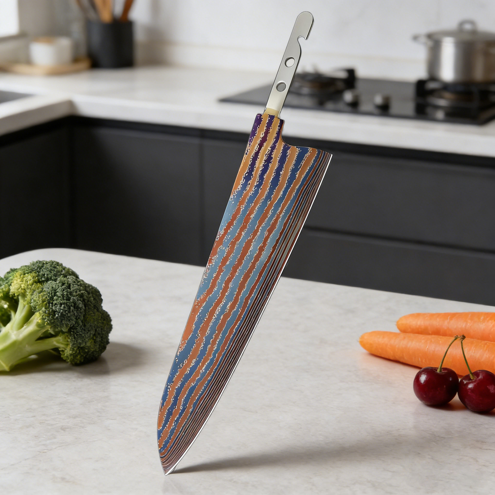 Kitchen Gadgets For Chefs - 1PC,Chef Knife Blank Blade DIY Hand
