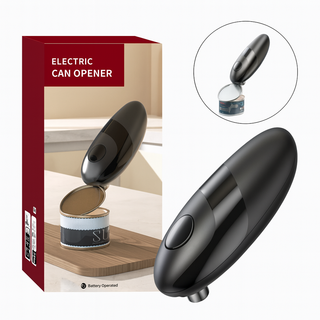 Kitchen Gadgets Jar Openers - Dual-Power Electric Can Opener Auto Opener