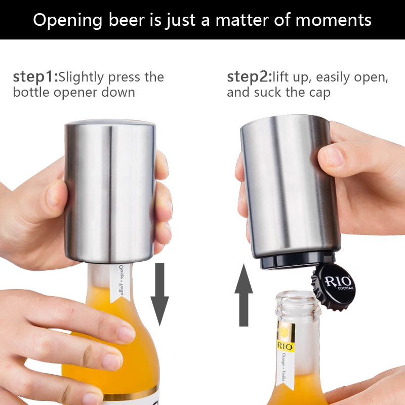 Automatic Beer Bottle Opener,M - مراجعة Kitchen Gadgets Jar Openers وسعره