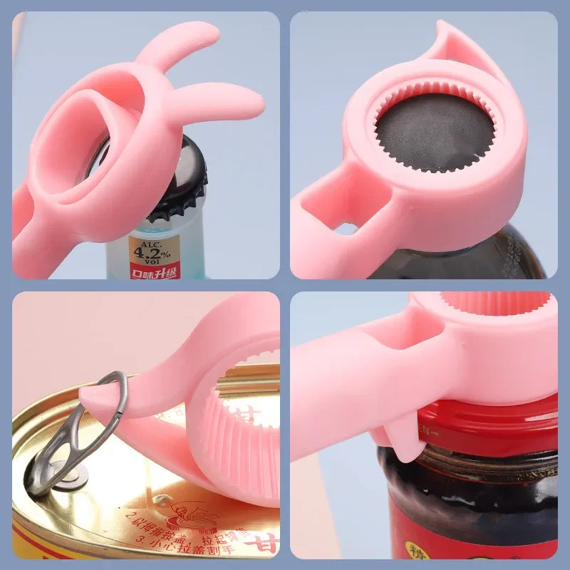4 In 1 Beer Bottle Opener Mult - مراجعة Kitchen Gadgets Jar Openers وسعره
