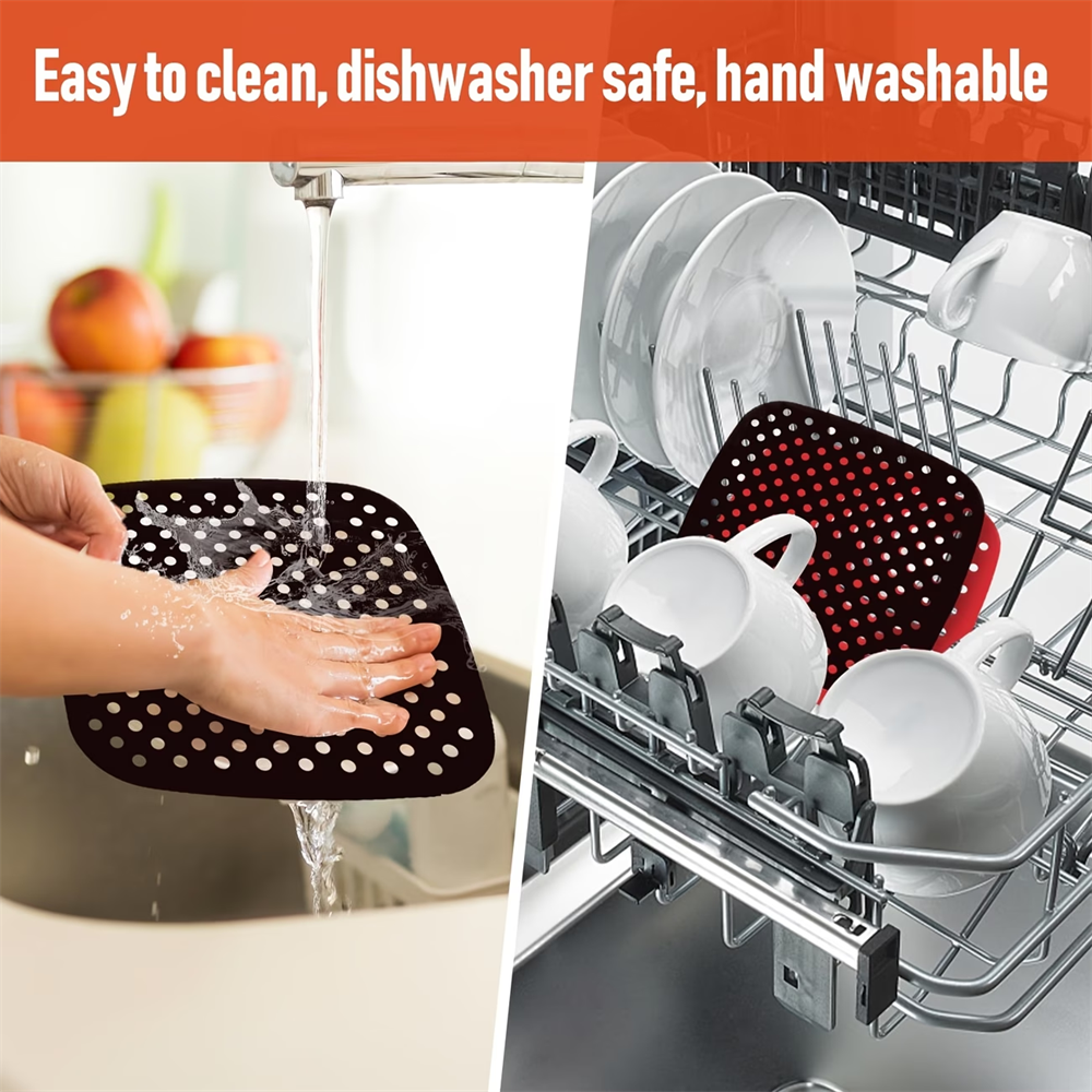 Reusable Air Fryer Pad, Silico - مراجعة Kitchen Gadgets And Tools وسعره