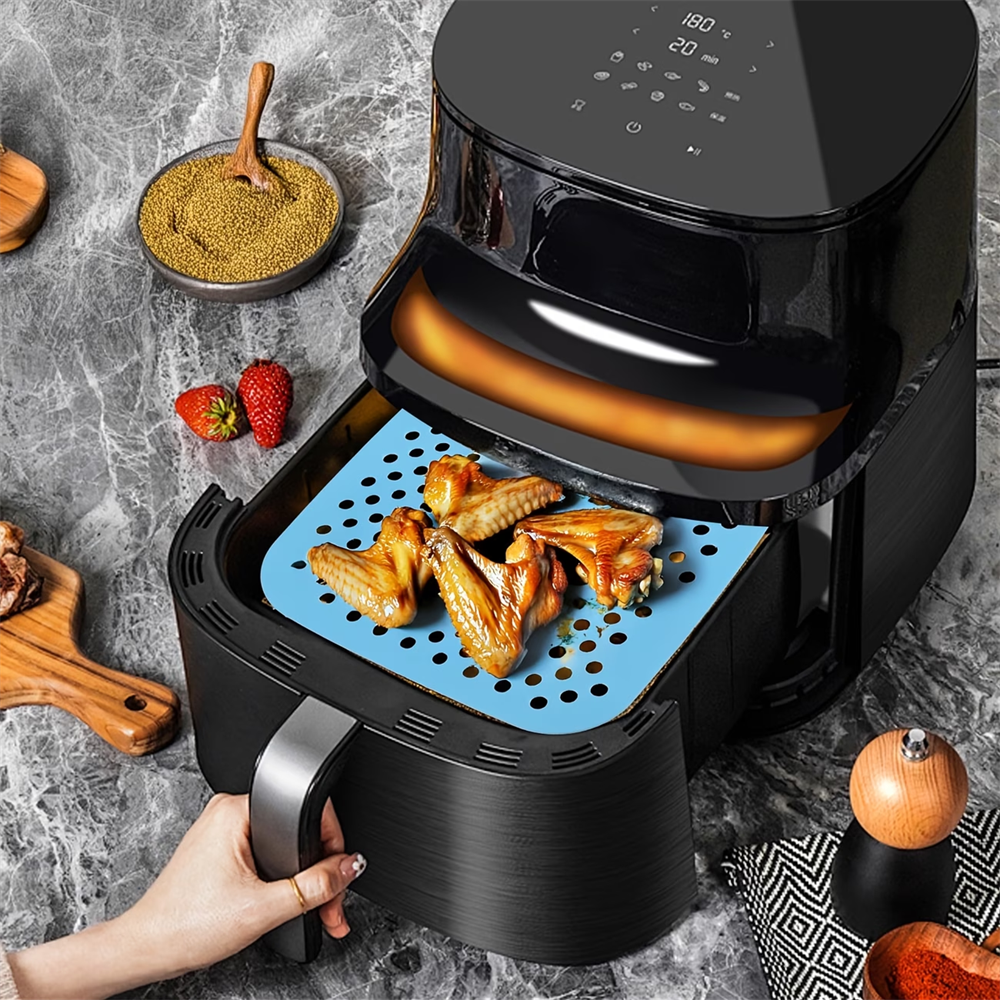 Reusable Air Fryer Pad, Silico - مراجعة Kitchen Gadgets And Tools وسعره