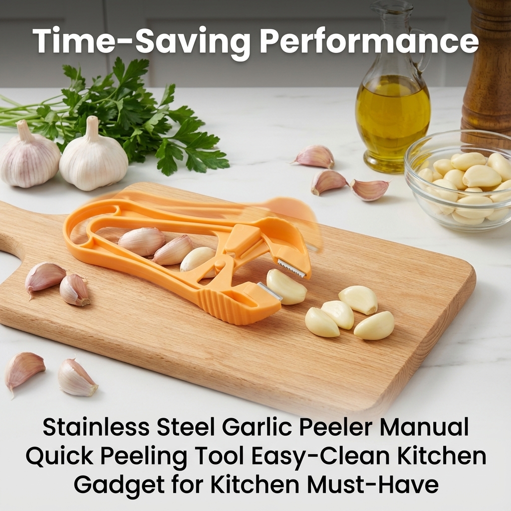 Stainless Steel Garlic Peeler  - مراجعة Kitchen Gadgets For Chefs وسعره