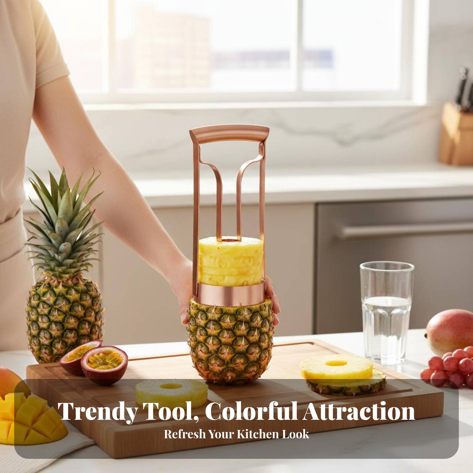 Stainless Steel Pineapple Cutt - مراجعة Kitchen Gadgets And Tools وسعره