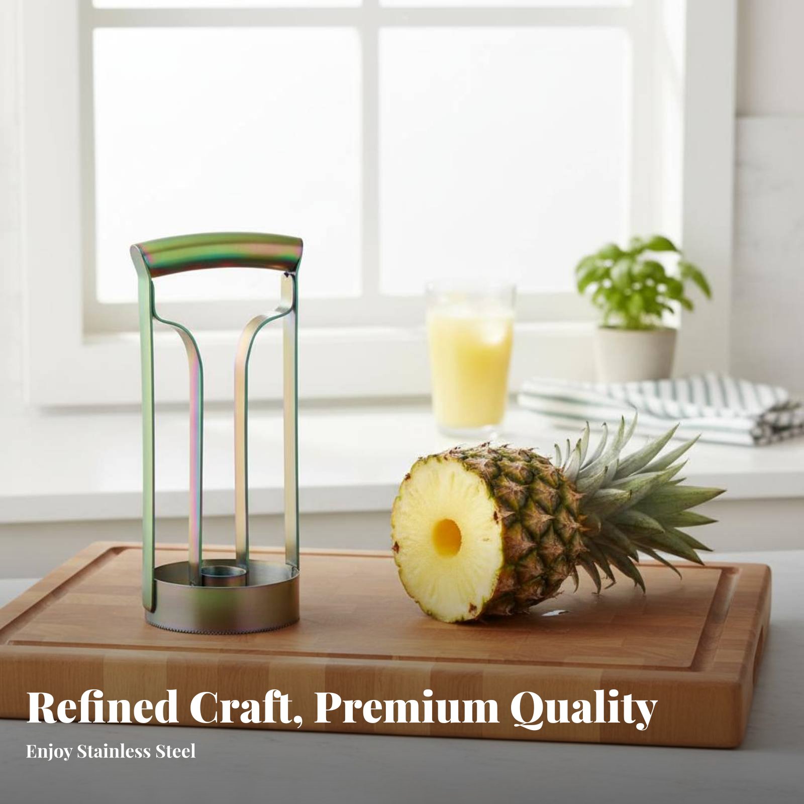 Stainless Steel Pineapple Cutt - مراجعة Kitchen Gadgets And Tools وسعره