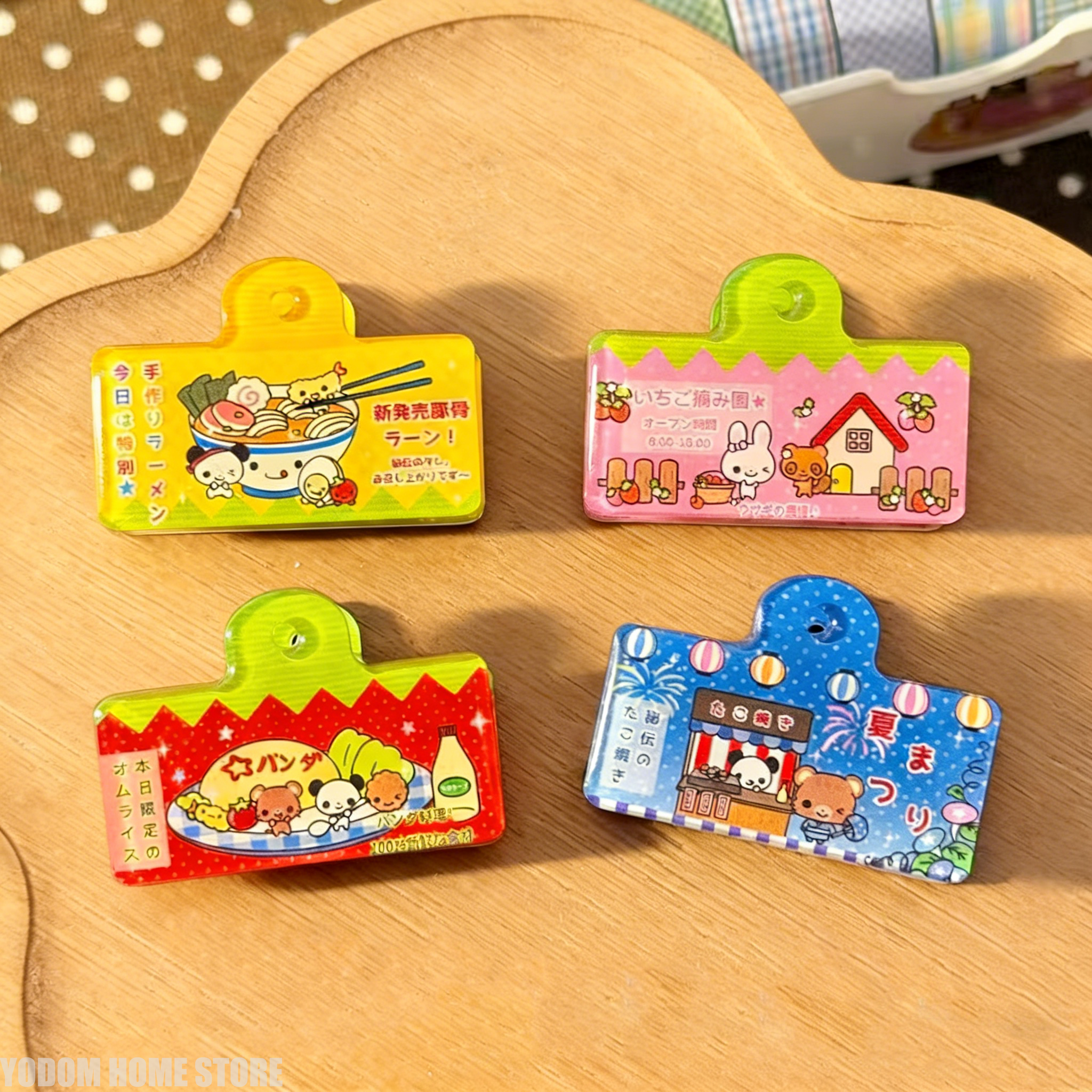 4pcs Vintage Japanese Cute Ani - مراجعة Kitchen Gadgets Japanese وسعره