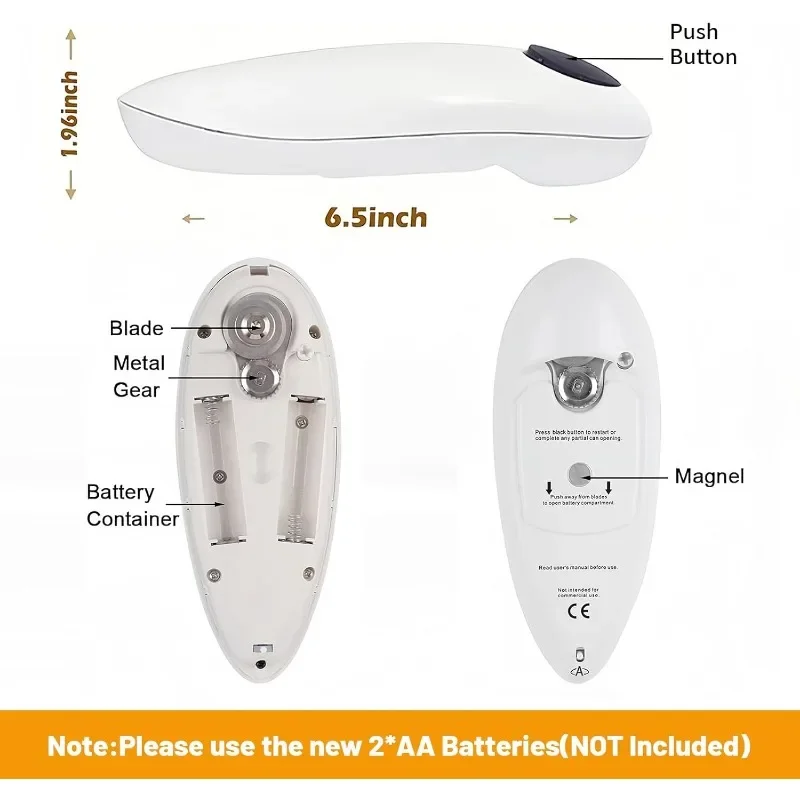 1pc Automatic Can Opener /Manu - مراجعة Kitchen Gadgets Jar Openers وسعره