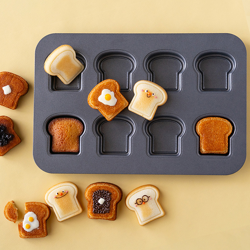 8 Cavity Toast Bread Pattern C - مراجعة Kitchen Gadgets And Tools وسعره