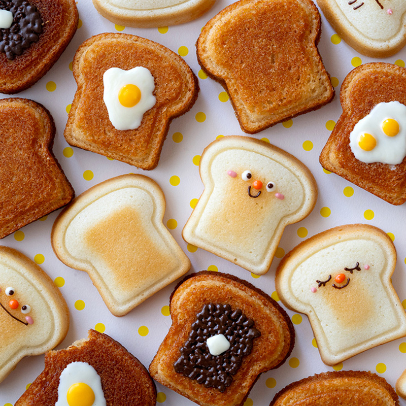 8 Cavity Toast Bread Pattern C - مراجعة Kitchen Gadgets And Tools وسعره