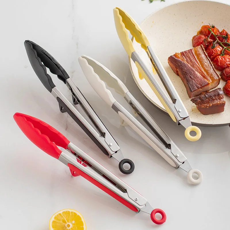 10-inch Food Tong Silicone Non - مراجعة Kitchen Gadgets Under $10 وسعره