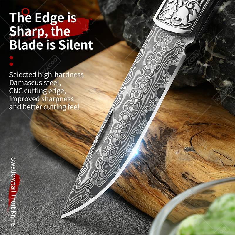 WXCOO Damascus Steel Folding P - مراجعة Kitchen Gadgets Gift وسعره