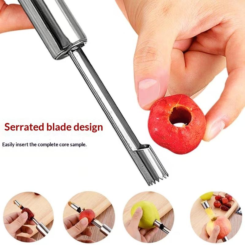 4pcs Fruit Core Remover Cutter - مراجعة Kitchen Gadgets And Tools وسعره
