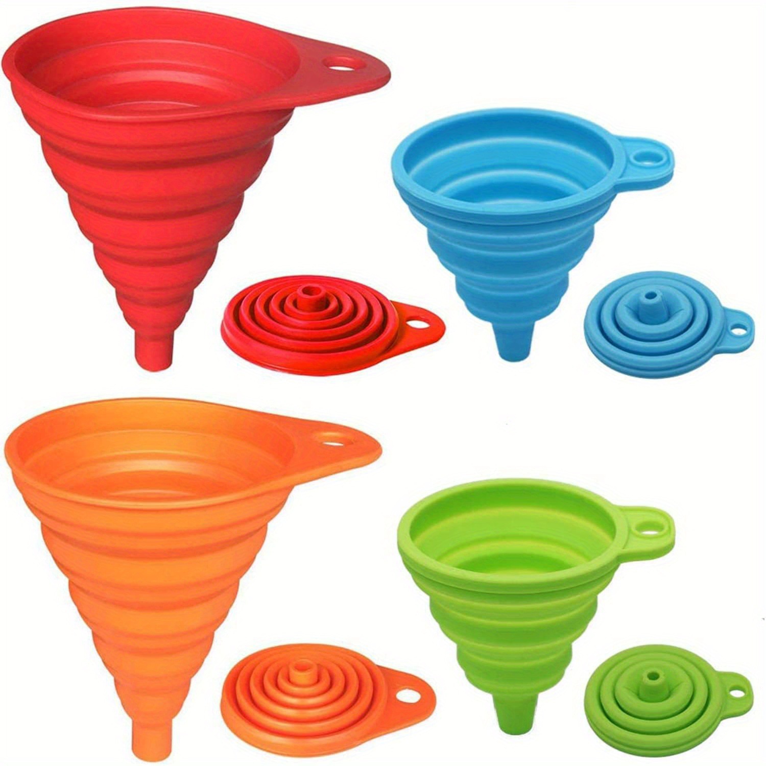 1/2/4PCS Silicone Collapsible  - مراجعة Quality Kitchen Gadgets وسعره