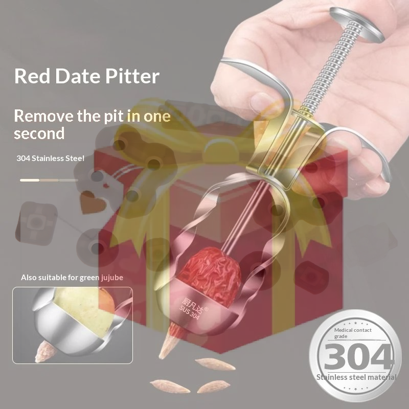 Stainless Steel Red Date Pitte - مراجعة Kitchen Gadgets And Tools وسعره