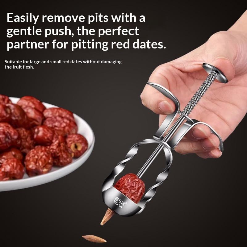 Stainless Steel Red Date Pitte - مراجعة Kitchen Gadgets And Tools وسعره