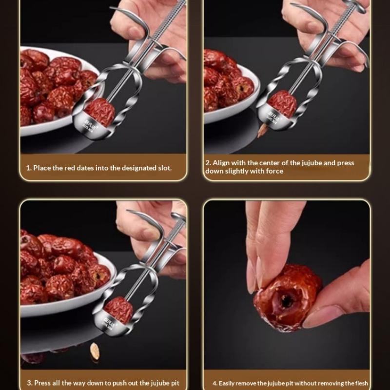 Stainless Steel Red Date Pitte - مراجعة Kitchen Gadgets And Tools وسعره