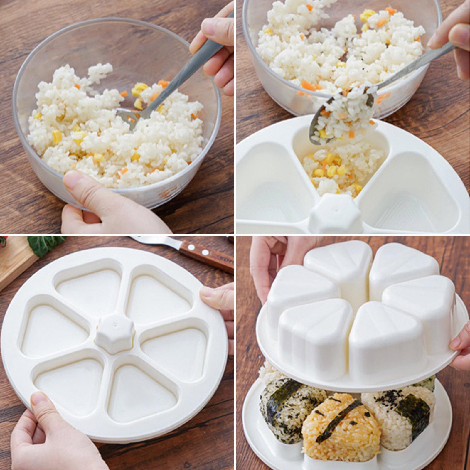 Sushi Maker Box Triangle Sushi - مراجعة Kitchen Gadgets Japanese وسعره