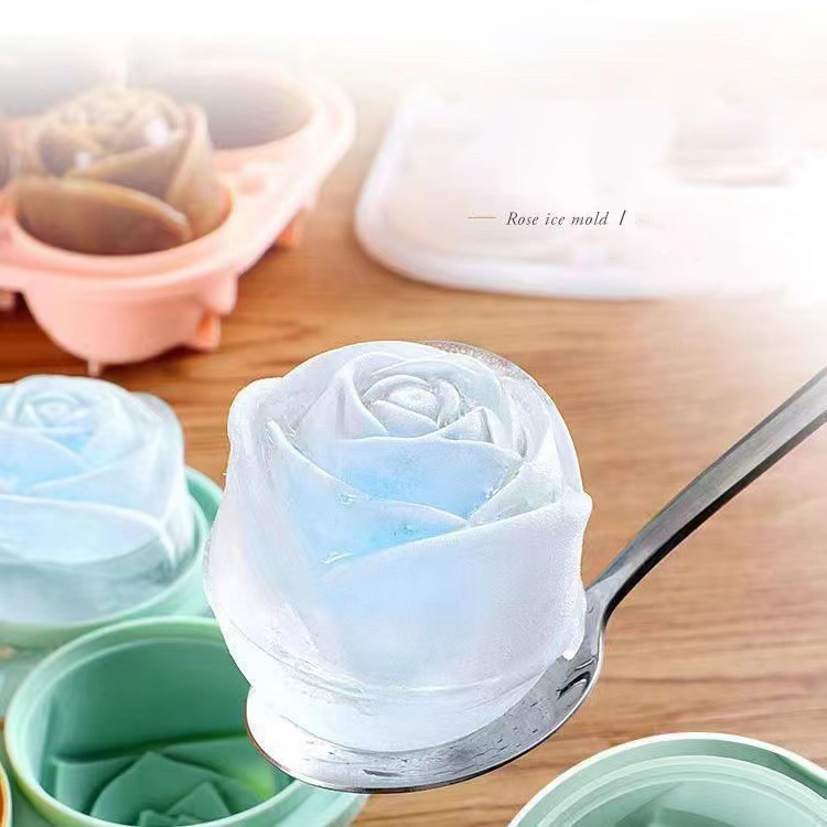 3D Rose Ice Molds 4 Holes Ice  - مراجعة Quality Kitchen Gadgets وسعره