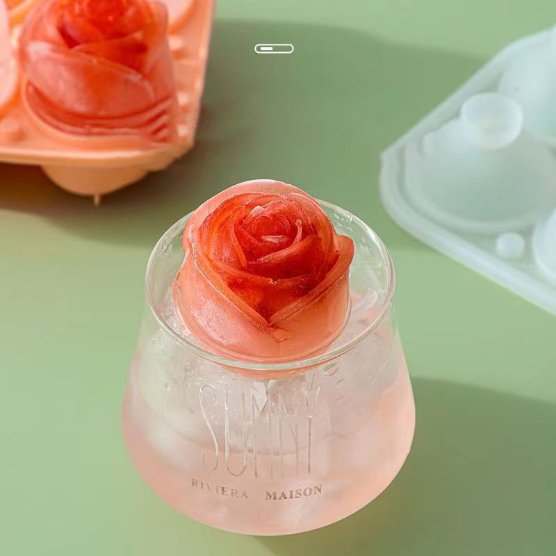 3D Rose Ice Molds 4 Holes Ice  - مراجعة Quality Kitchen Gadgets وسعره