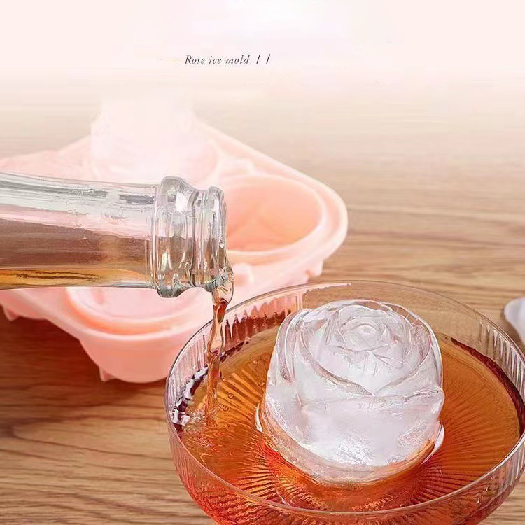 3D Rose Ice Molds 4 Holes Ice  - مراجعة Quality Kitchen Gadgets وسعره