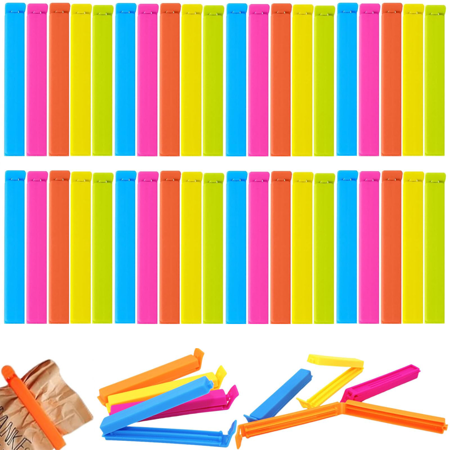 10-100pcs Plastic Food Bag Cli - مراجعة Kitchen Gadgets Under $10 وسعره