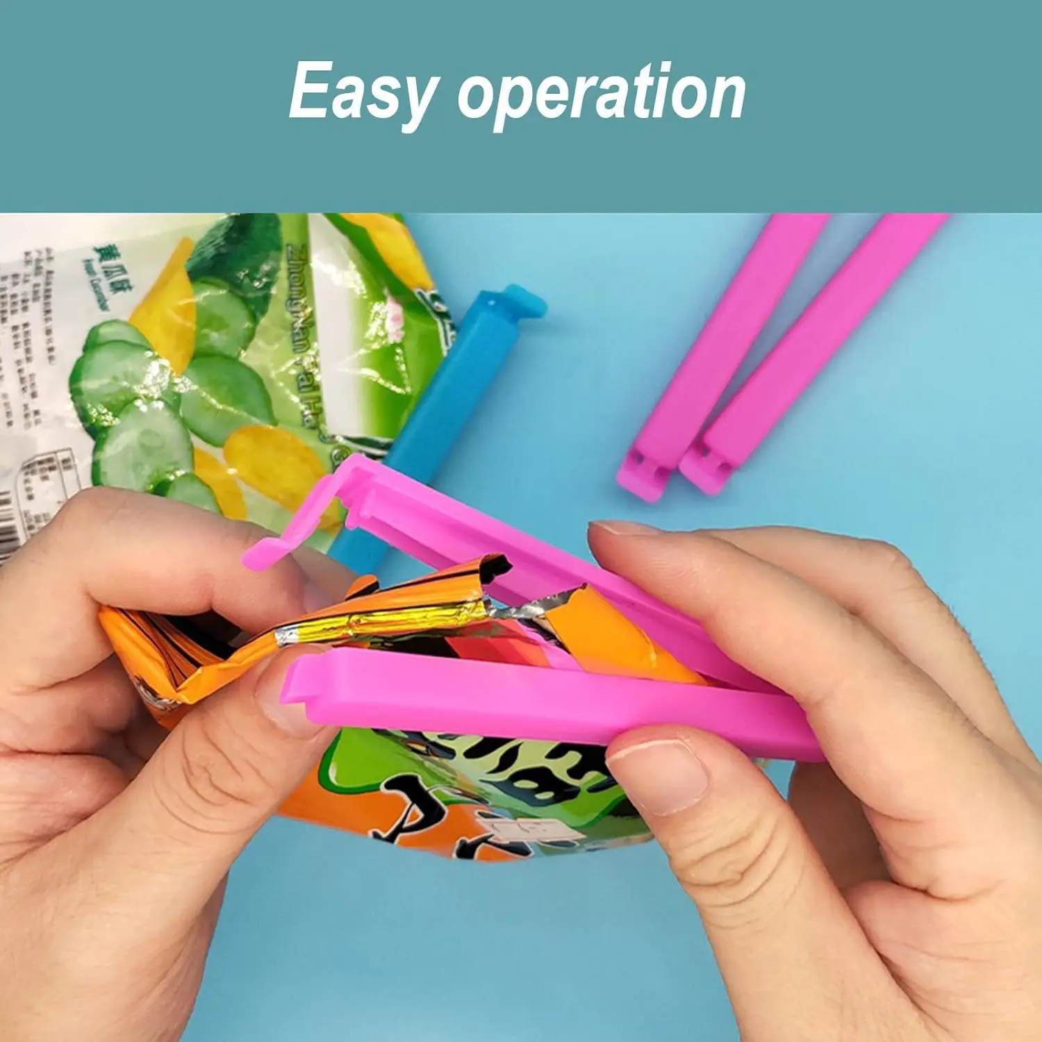10-100pcs Plastic Food Bag Cli - مراجعة Kitchen Gadgets Under $10 وسعره