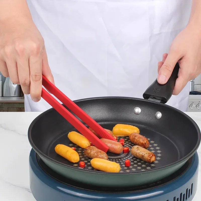 Salad Food Tongs Anti-slip Sil - مراجعة Kitchen Gadgets For Chefs وسعره