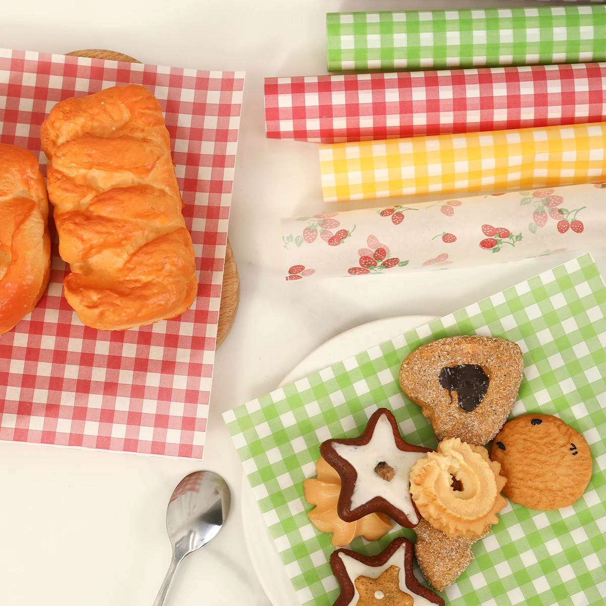 50Pcs Oilproof Wrapping Paper  - مراجعة Kitchen Gadgets Gift وسعره