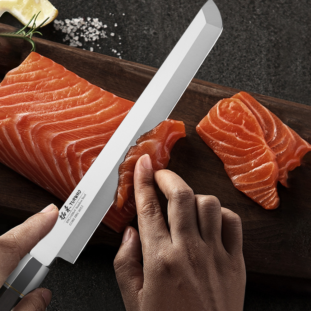 Turwho-Japanese sashimi knife  - مراجعة Kitchen Gadgets Japanese وسعره