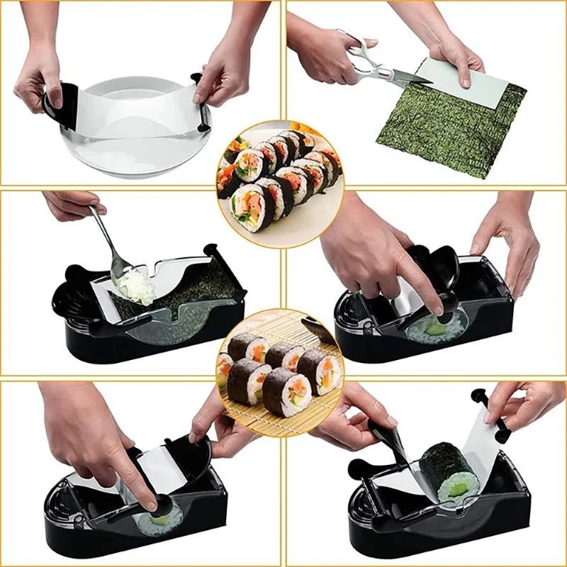 Magic Rice Mold Sushi Maker Ro - مراجعة Kitchen Gadgets Japanese وسعره