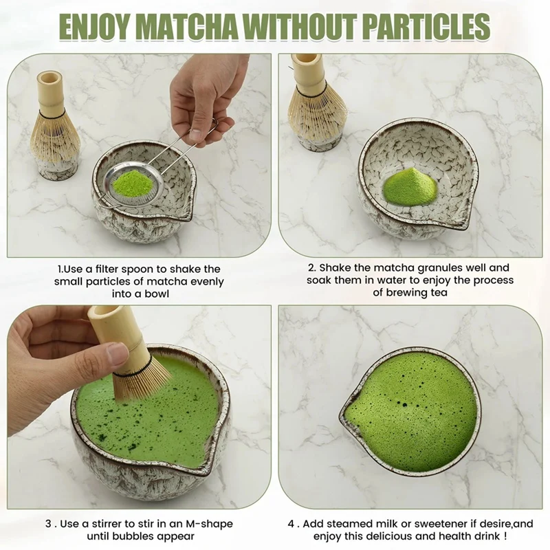 6 Pcs Matcha Whisk Set Elegant - مراجعة Kitchen Gadgets Japanese وسعره