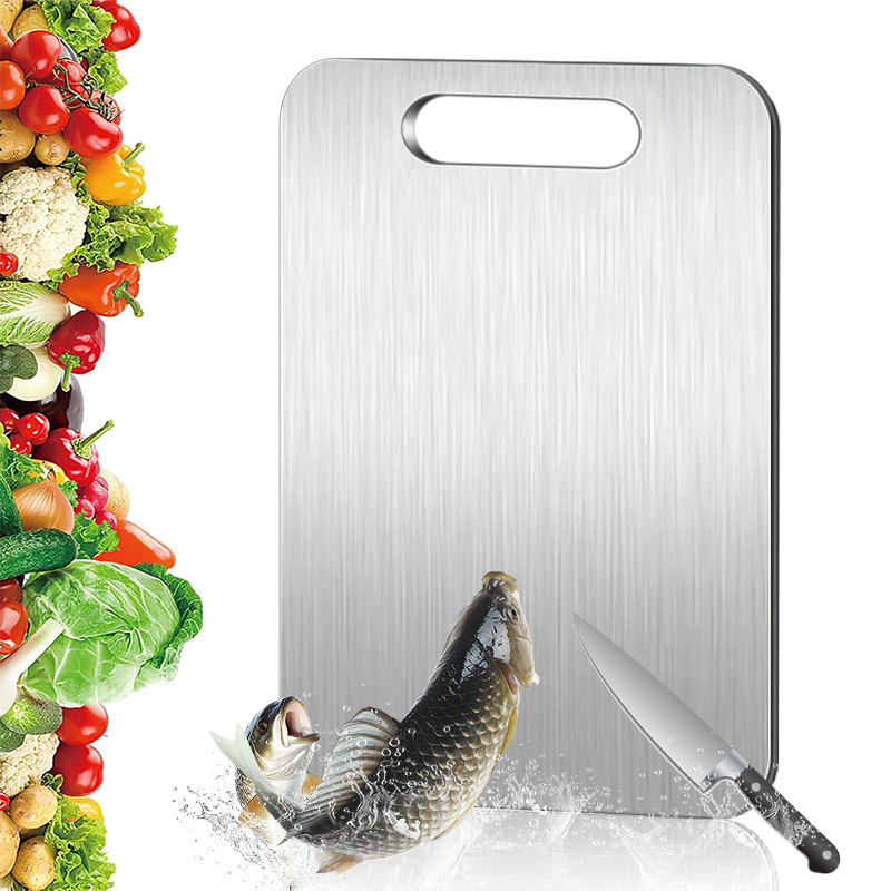1pc Stainless Steel Cutting Bo - مراجعة Kitchen Gadgets Gift وسعره
