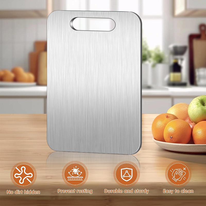 1pc Stainless Steel Cutting Bo - مراجعة Kitchen Gadgets Gift وسعره