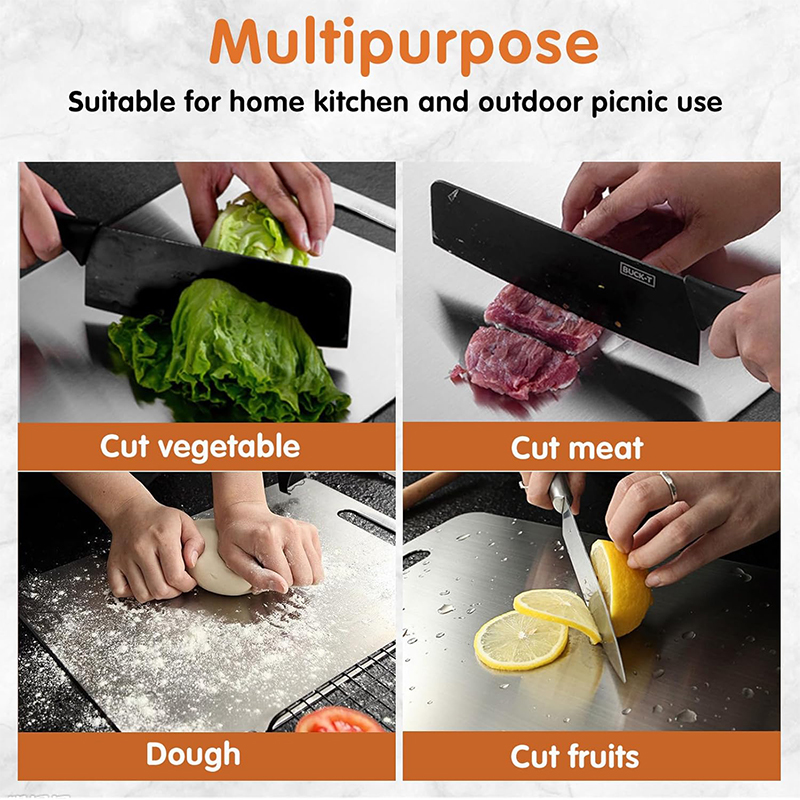 1pc Stainless Steel Cutting Bo - مراجعة Kitchen Gadgets Gift وسعره