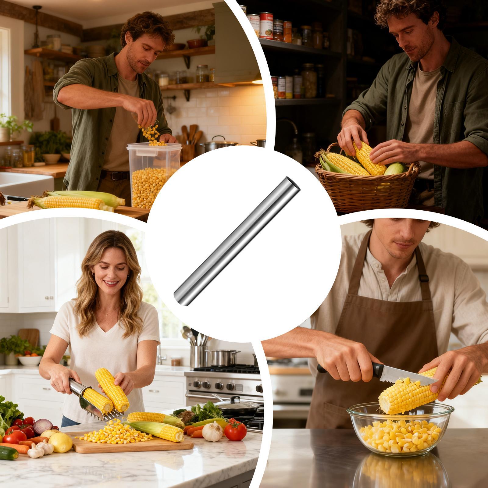 Corn Cob Peeler Stainless Stee - مراجعة Kitchen Gadgets For Chefs وسعره
