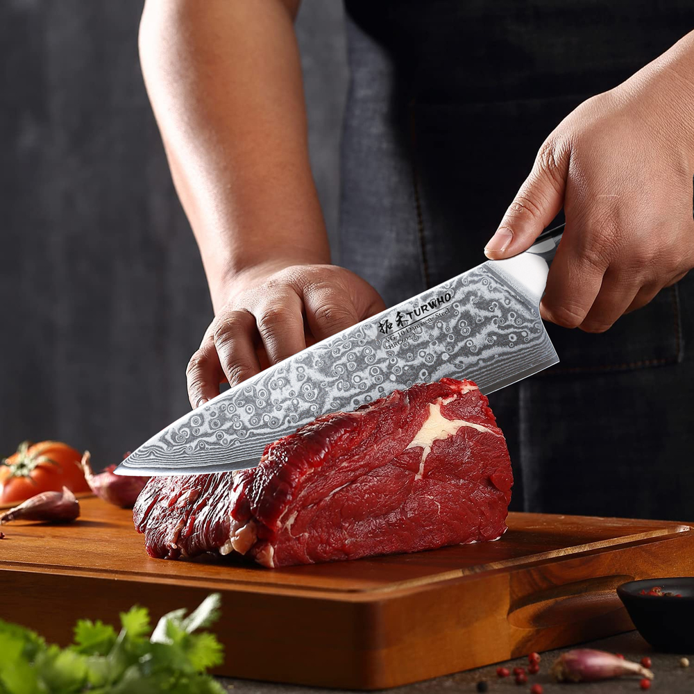 TURWHO 8 Inch Japanese Chef Kn - مراجعة Kitchen Gadgets Japanese وسعره