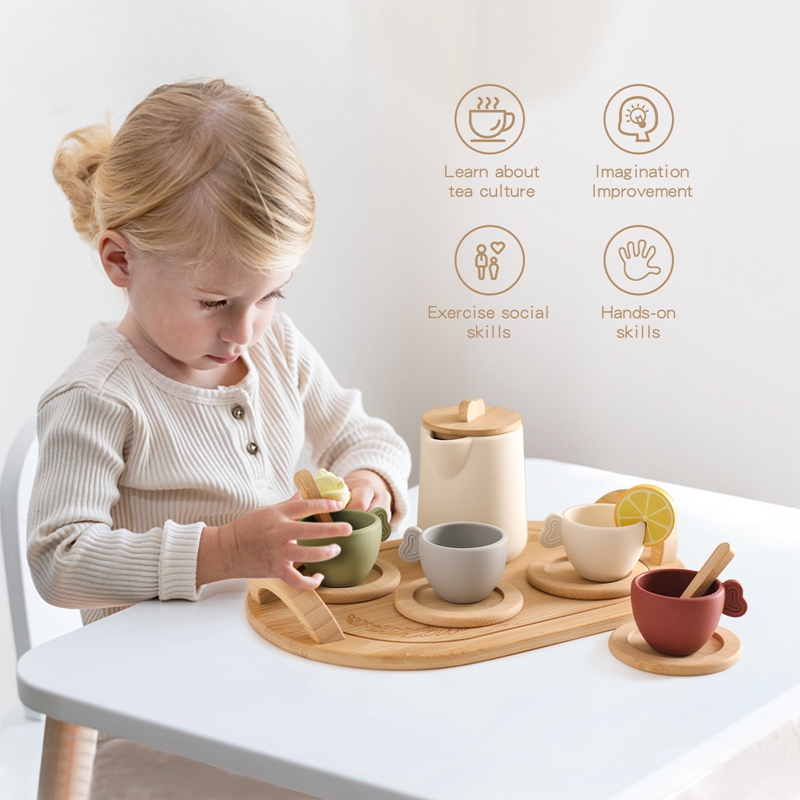 1Set Children Montessori Toy T - مراجعة Kitchen Gadgets Gift وسعره