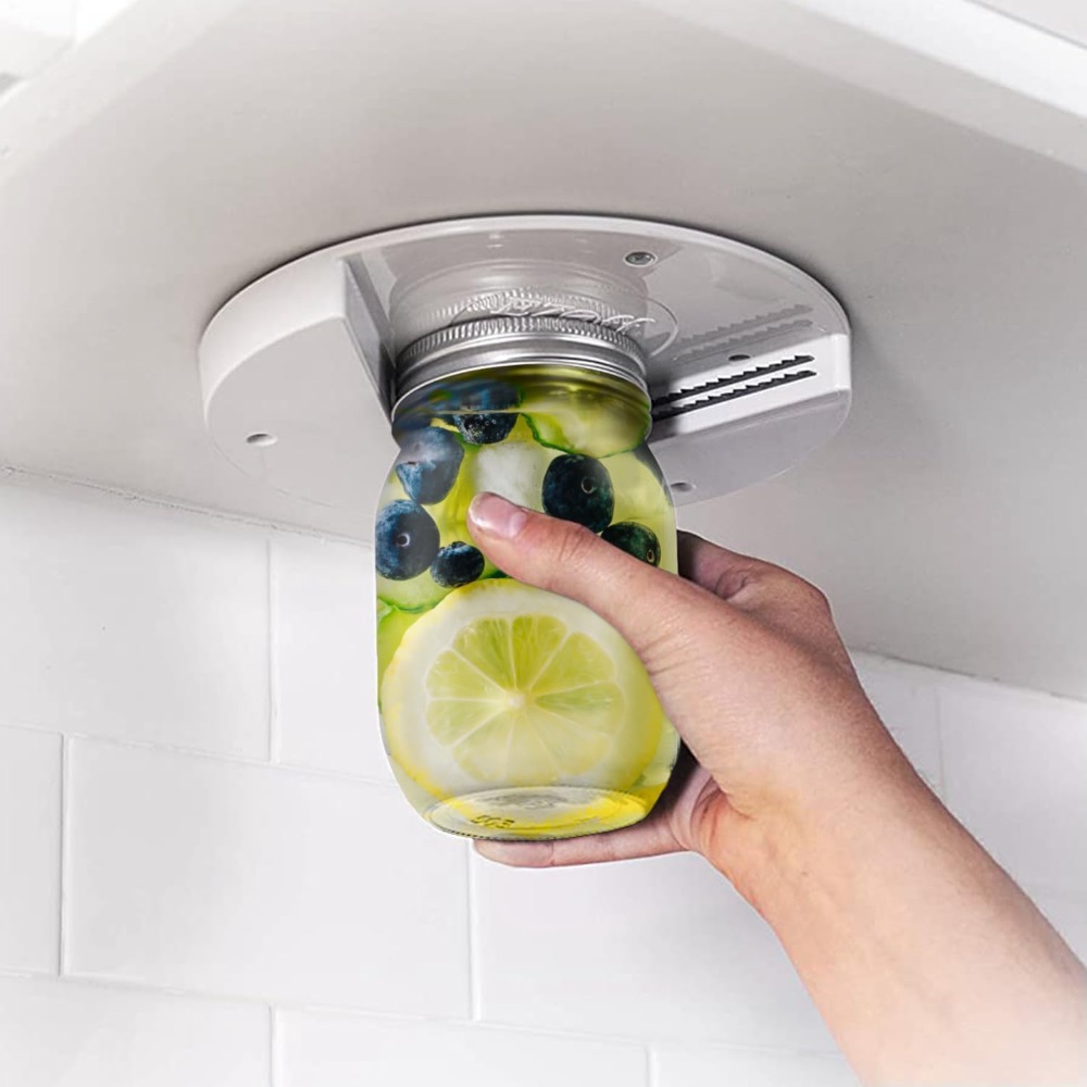 1pc Under Cabinet Jar Openers  - مراجعة Kitchen Gadgets Jar Openers وسعره