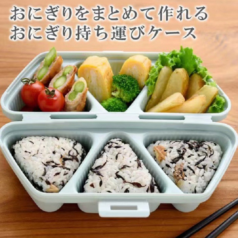 6 Grid Triangle Sushi Mold Ric - مراجعة Kitchen Gadgets Japanese وسعره