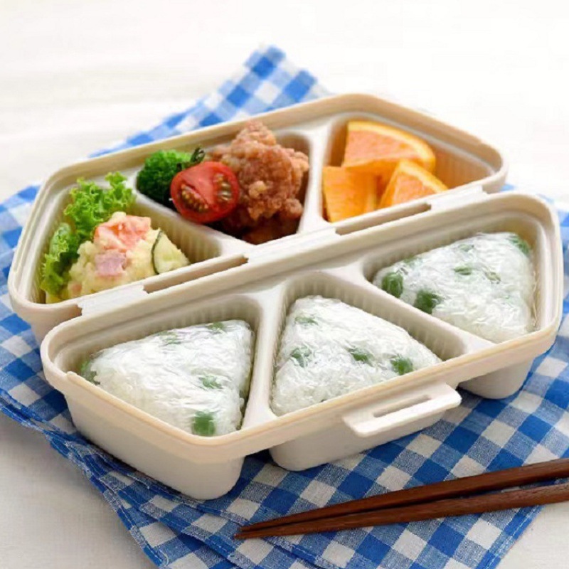 6 Grid Triangle Sushi Mold Ric - مراجعة Kitchen Gadgets Japanese وسعره