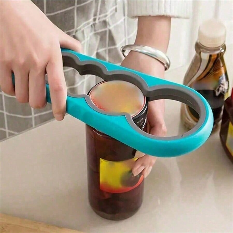 1 Pc 4-In-1 Jar Opener & Can O - مراجعة Kitchen Gadgets Jar Openers وسعره